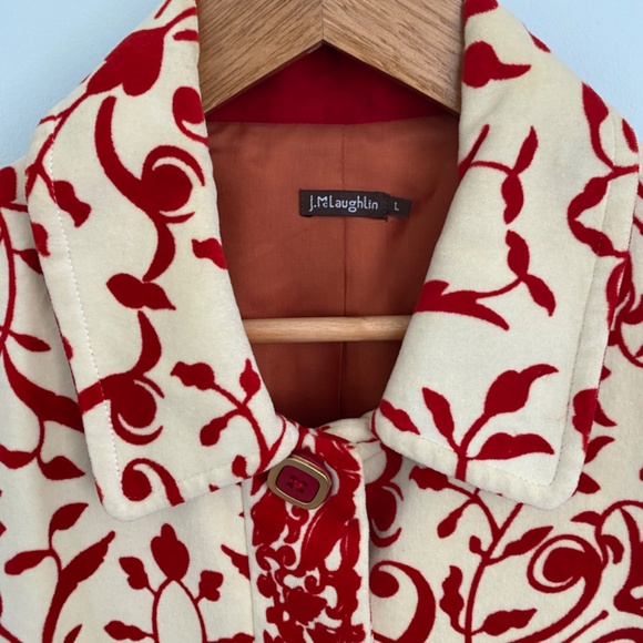 J. McLaughlin velvet jacket - Picture 3 of 4